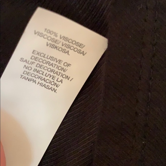 Lucky Brand blouse. Medium. Black. Viscose. New! - Picture 4 of 6